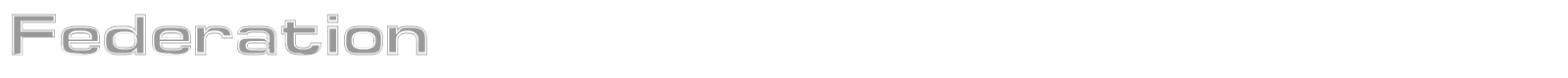 Federation font preview
